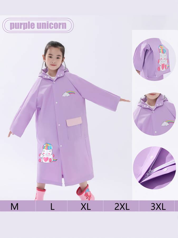 Raincoat Violet Size 45Y