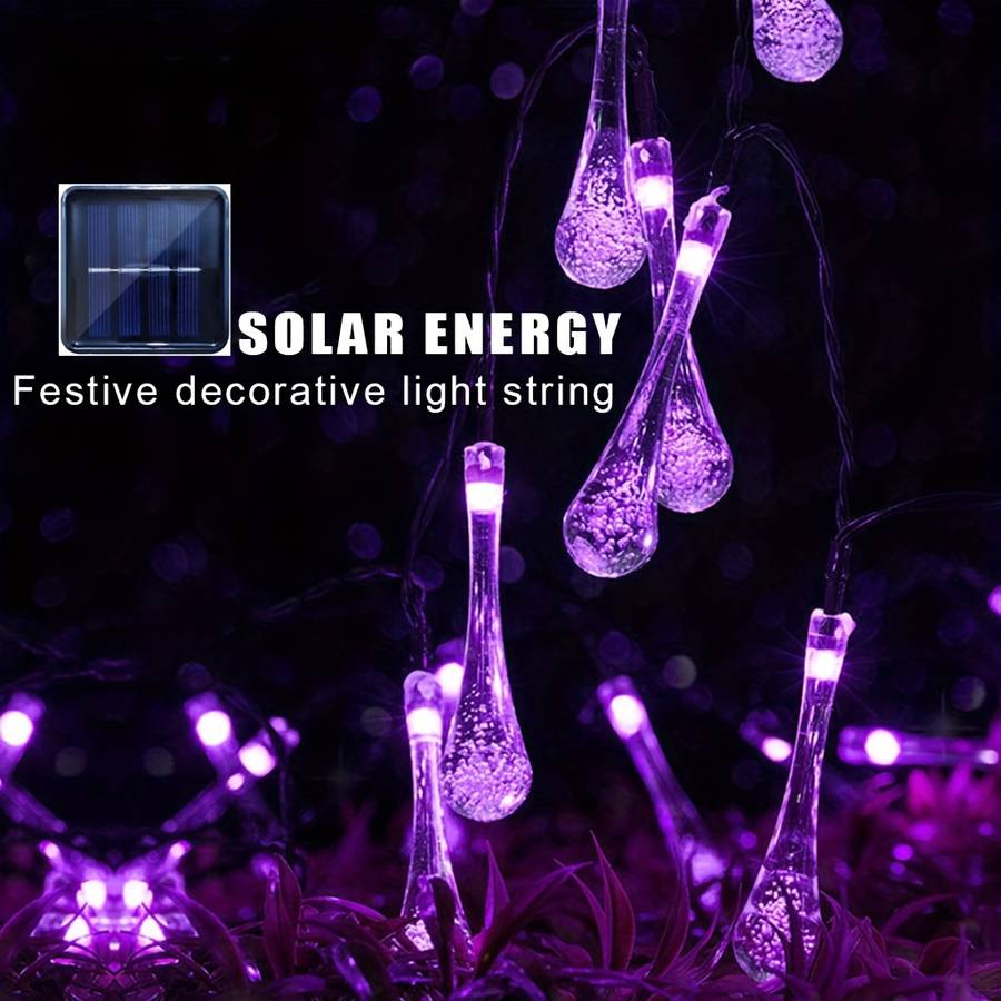 Christmas Lights Purple Light Quantity 5 Meters 20 Lights