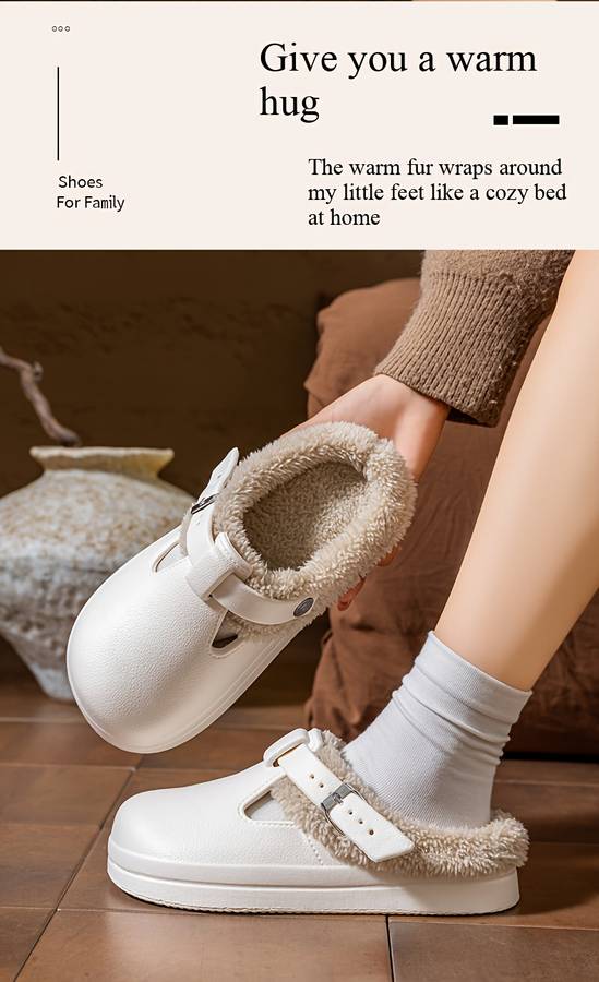 Cotton Slippers Color White Sizeuk 4.5-5
