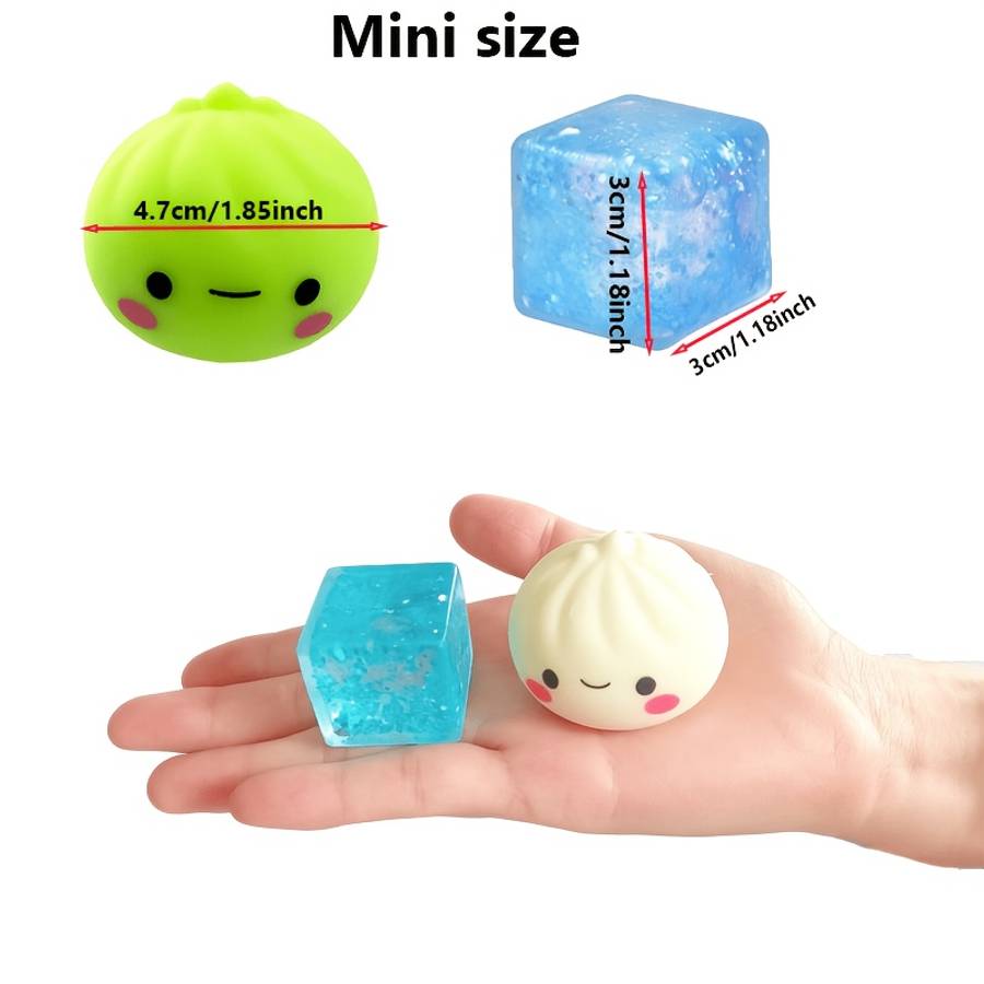 Squeezable Toys Color Random Color Items Glitter Bao Ice Cube