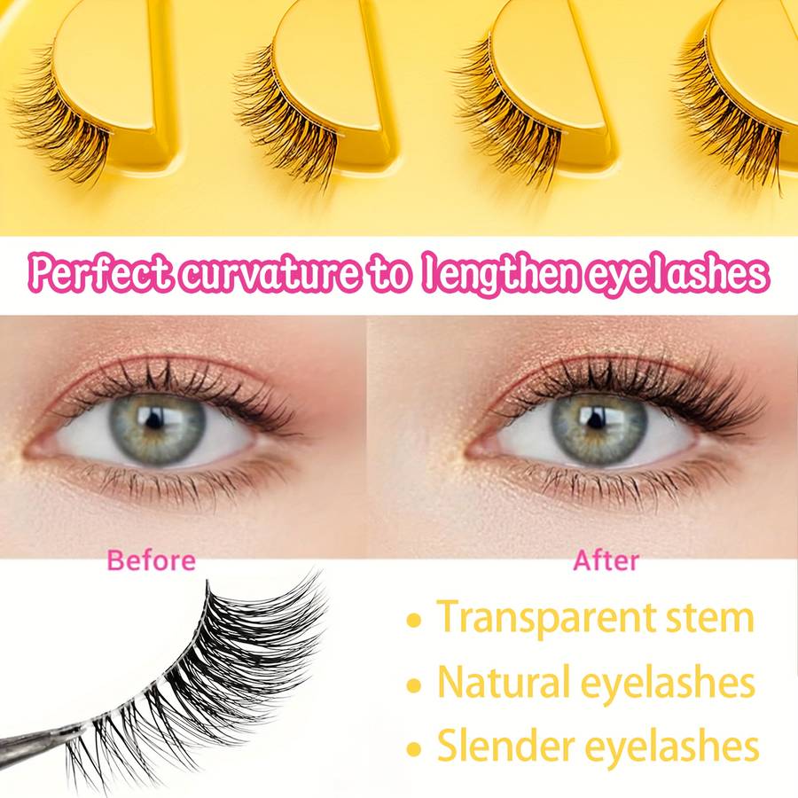 5 Pairs Natural Fluffy Individual Lashes Model Y B01 5 Pairs 10mm