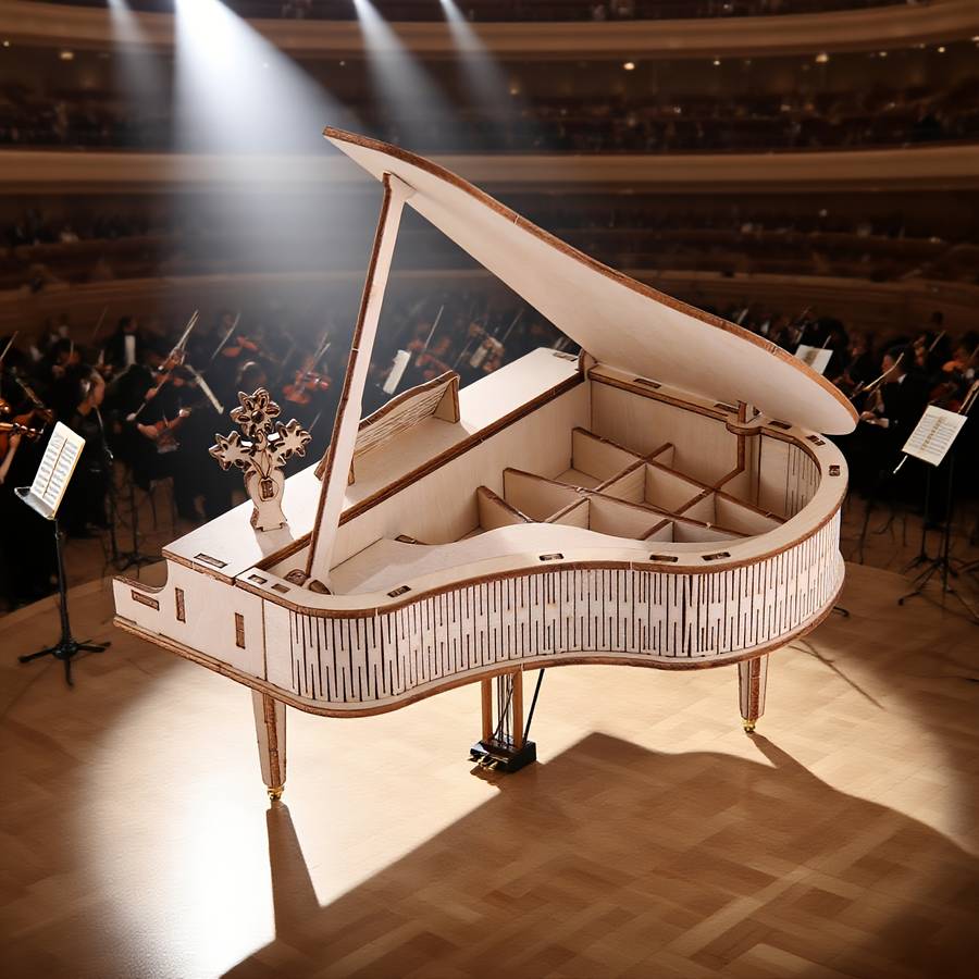 3D Puzzle Musical Instrument Model