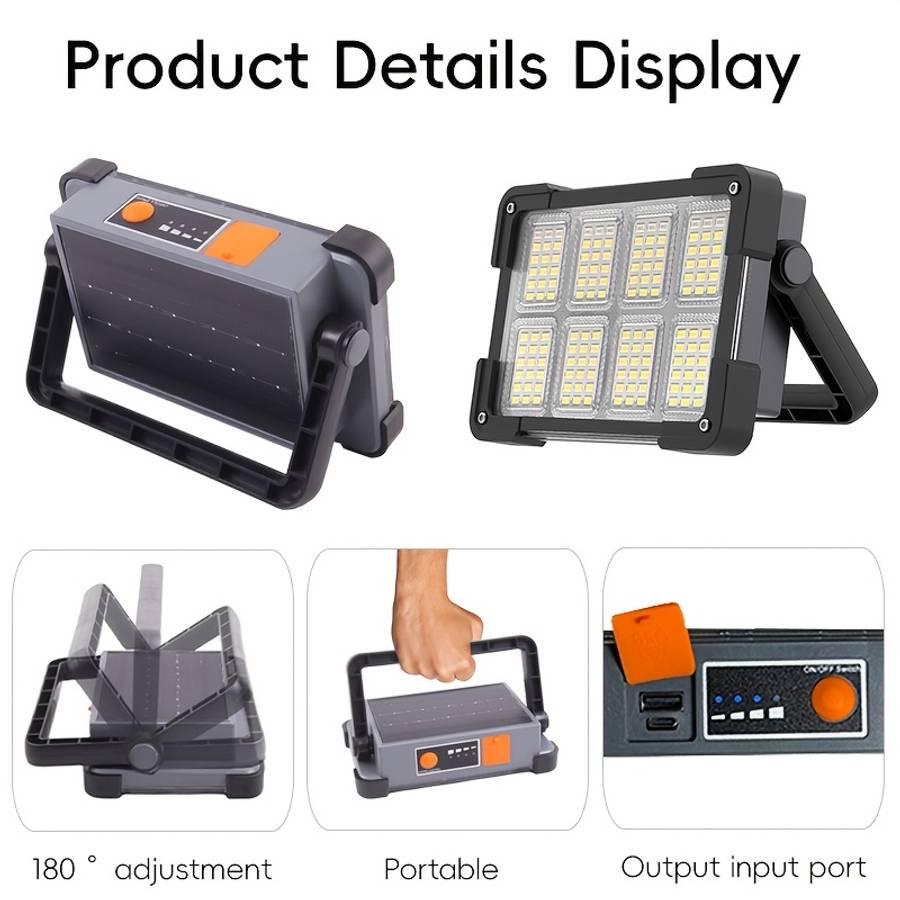 Solar Emergency Lights Color Grey