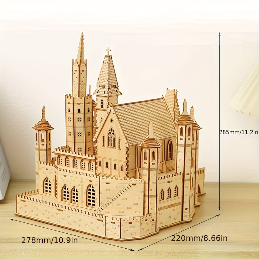 Building Toy Architectural Model Toy Set Model Lost Castle