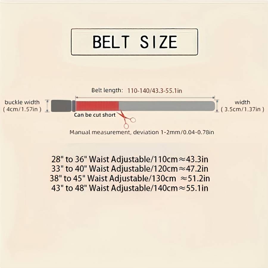 Belt Size 140Cm 55.1In Items B85 C62