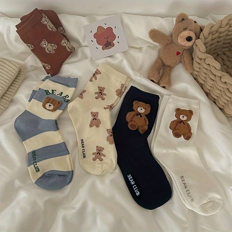 Women S Socks Color 5 Pairs Of Mixed Colors Size Onesize