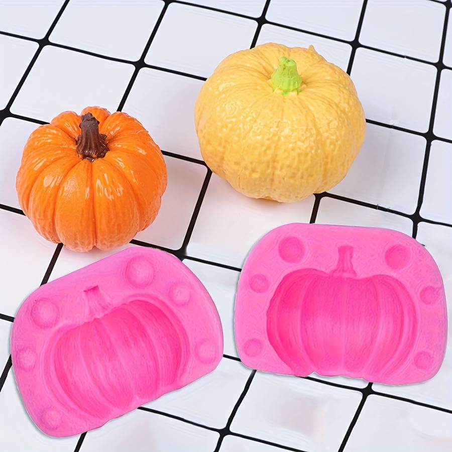 Suitable For Baking Molds Style Two Petal Pumpkin Silicone Mold