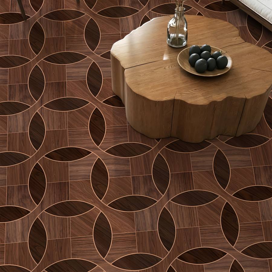 Self Adhesive Floor Stickers 40Cm*120Cm Wood Grain