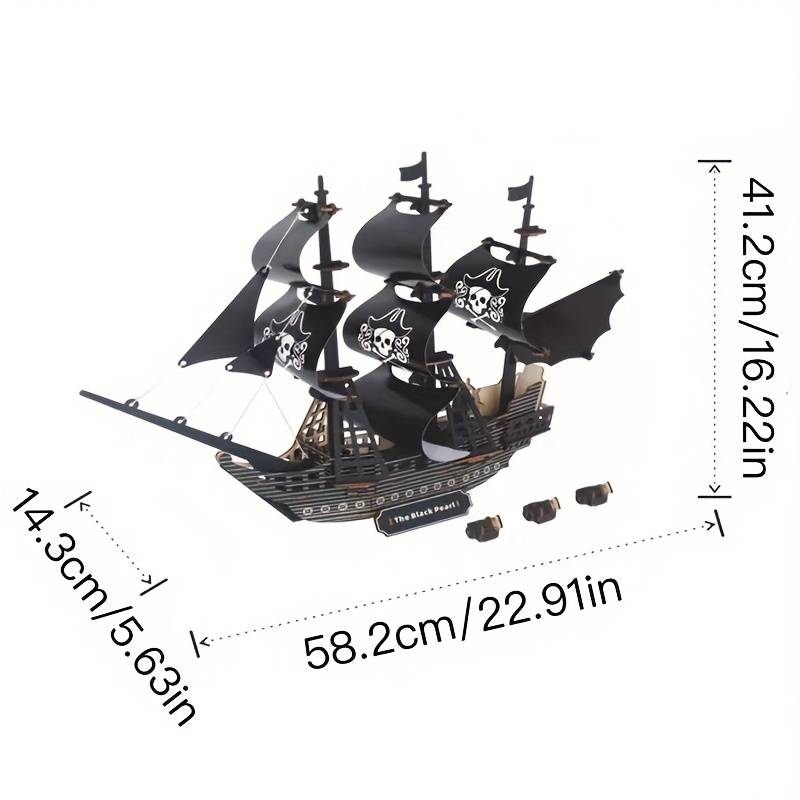 3D Jigsaw Puzzle Model Ship Items 3D Sailboat Model Assembly Kit