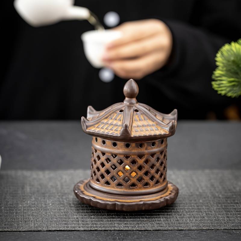 Incense Burner Style  Pavilion Palace Lantern Incense Burner