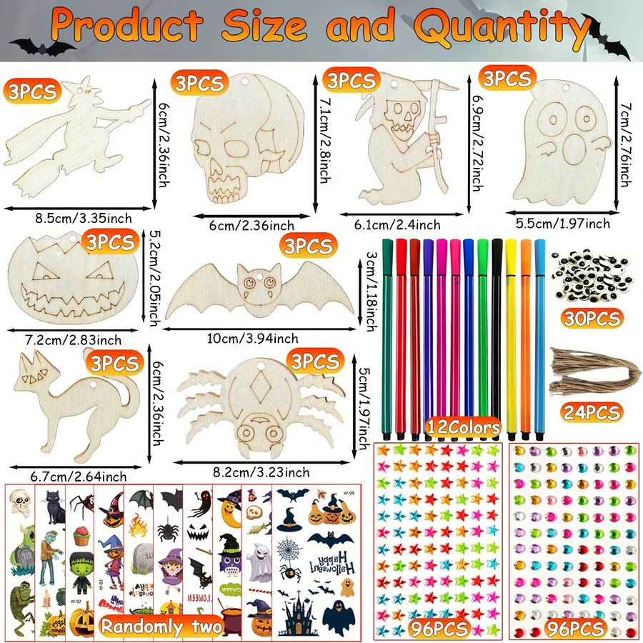 Halloween Decorations   Material Wood