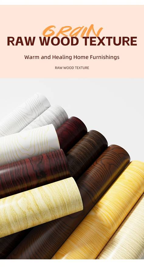 Self Adhesive Floor Stickers White Oak 39.99*100Cm