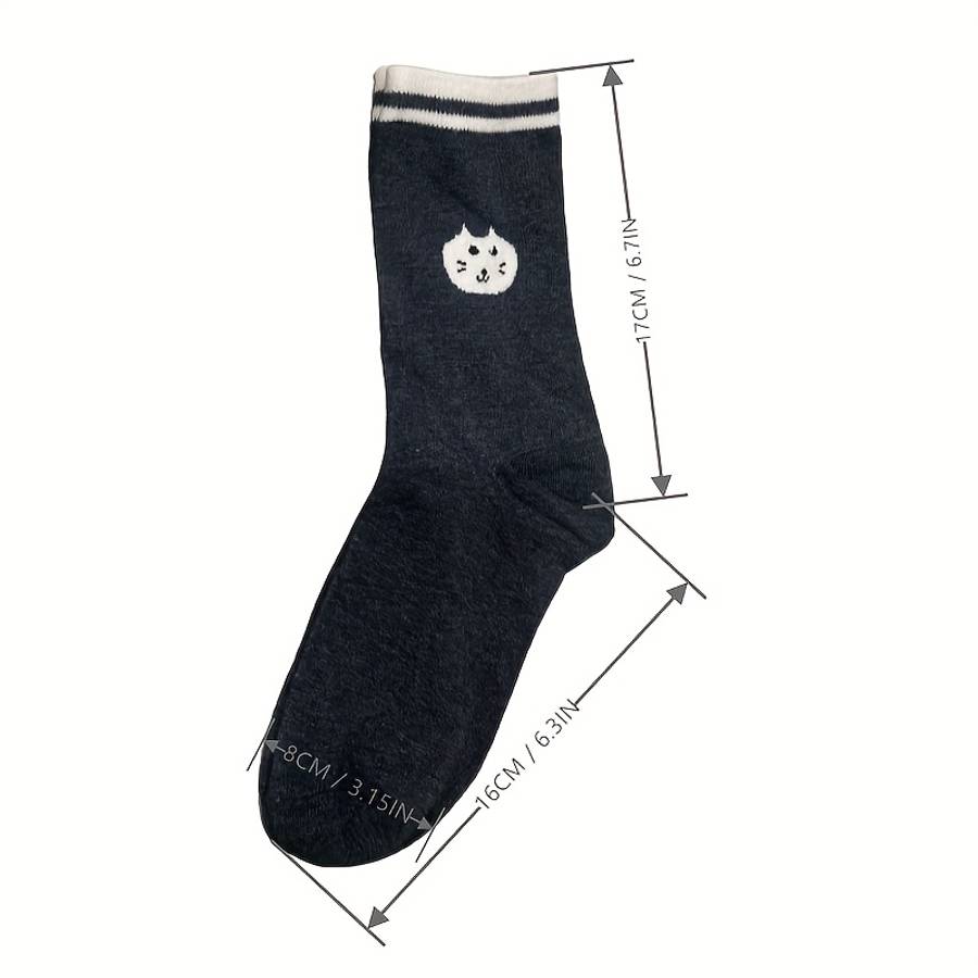 Women S Socks Color 5Pairs Mixed Colors Size Asian Onesize