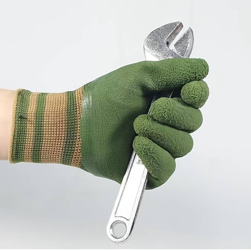 1 Pair Blue One Size Multi Purpose Work Gloves