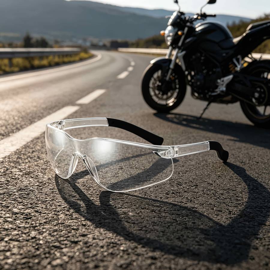 Cycling Glasses Color White