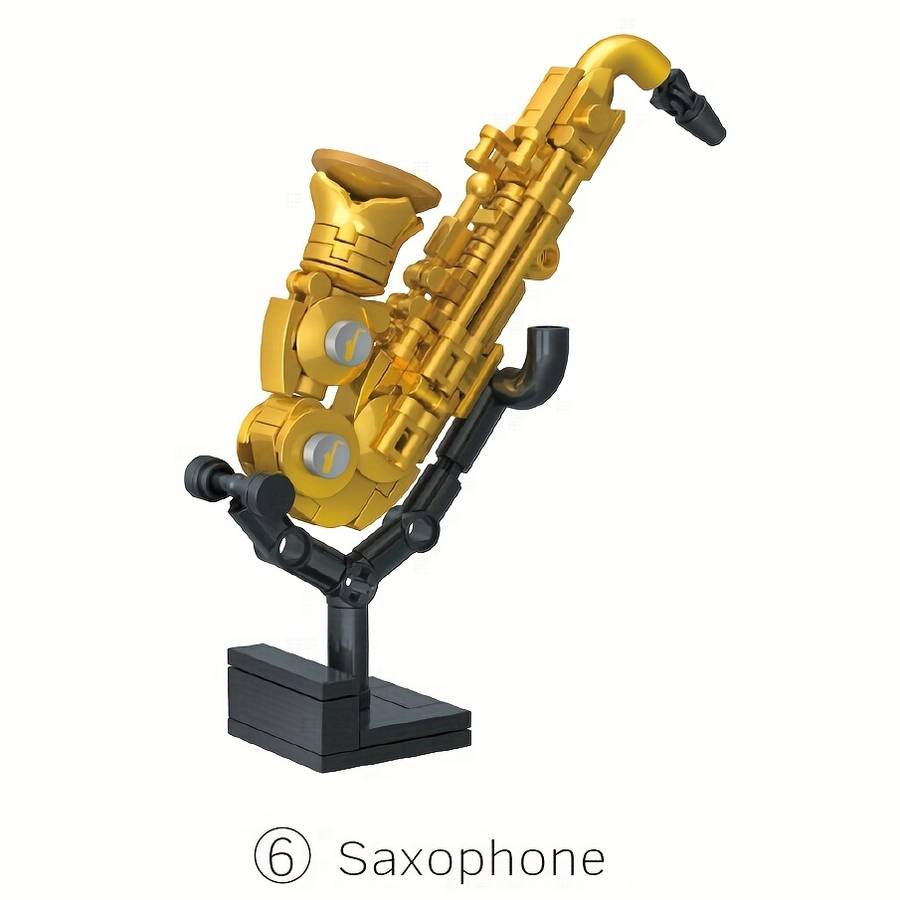 3D Puzzle Musical Instrument Model Model 1037A Saxophone
