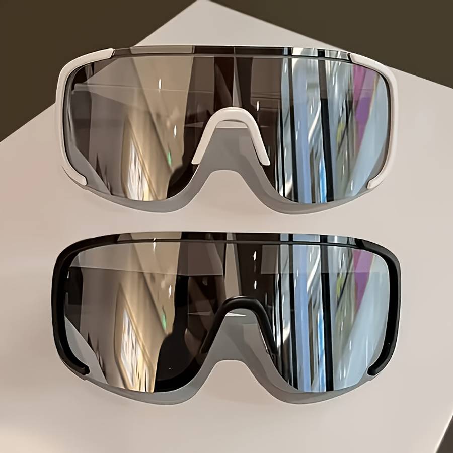 Cycling Glasses Color Black Frame White Mercury  Black Frame White Mercury
