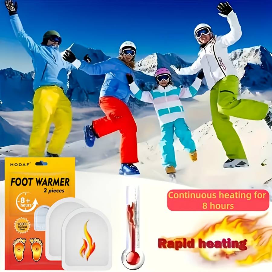 4 Packs Multifunctional Outdoor Heater Shoe Warmers Unisex Compact Conven One