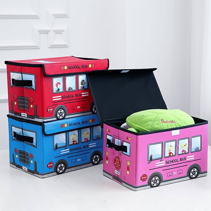 Storage And Organizationcolor Yellow Car Style Cartoon Car 38 X 25 X 25Cm