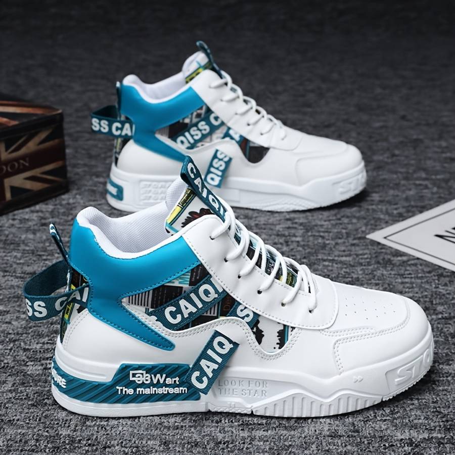 Sneakers Color White Blue Sizeuk 5.5