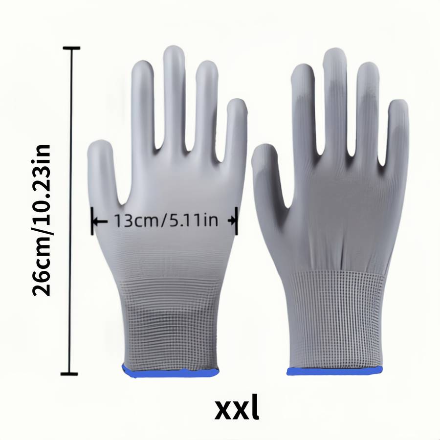 Work Gloves Color Thickened Lock Edge Size M