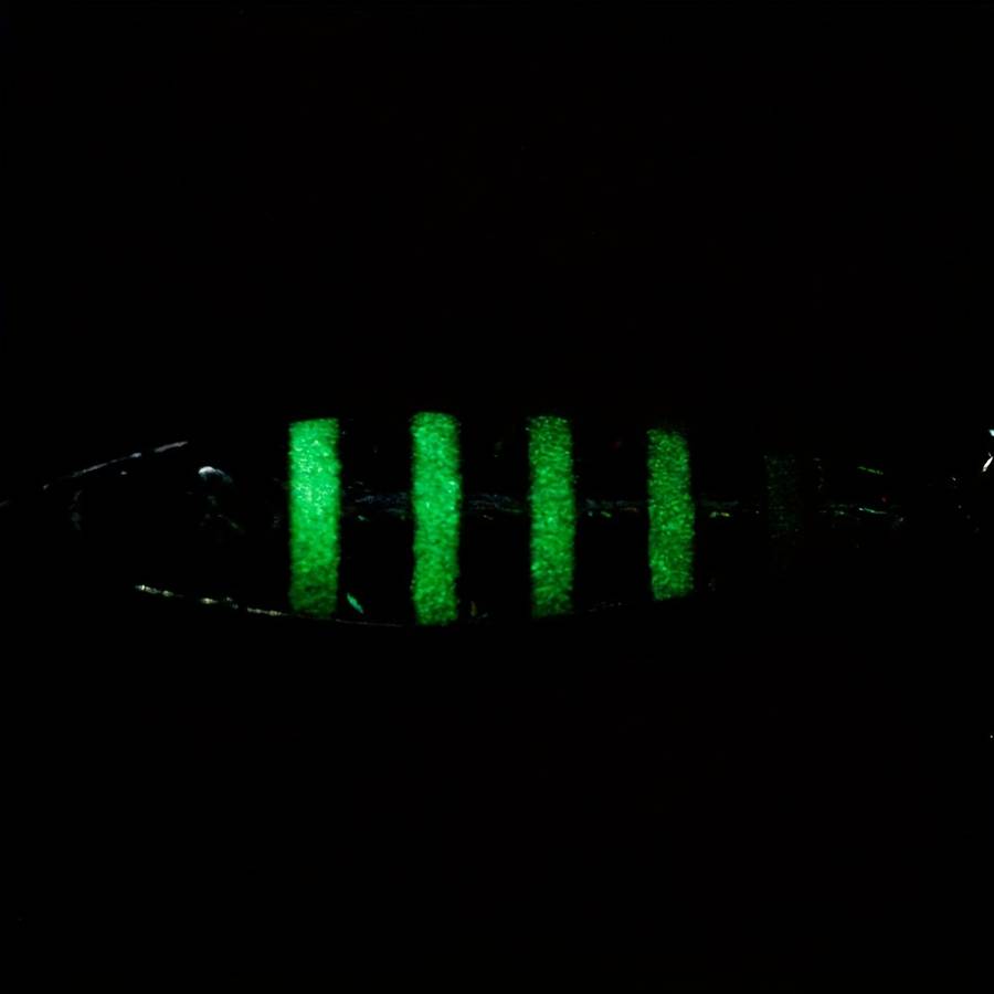 1pc Glow-in-the-Dark Lead Fishing Lure Hard Bait Metal Hook Feathered Hook 6.7cm-25.6g