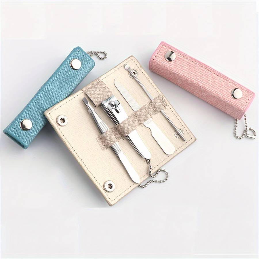 4pcs Carbon Steel Stainless Steel Beauty Tool Kit Hypoallergenic No Electricity or Battery Ne