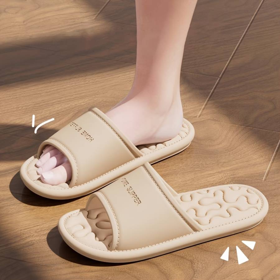 Men Slippers Summer Style Black Size Uk 3.5 To 4