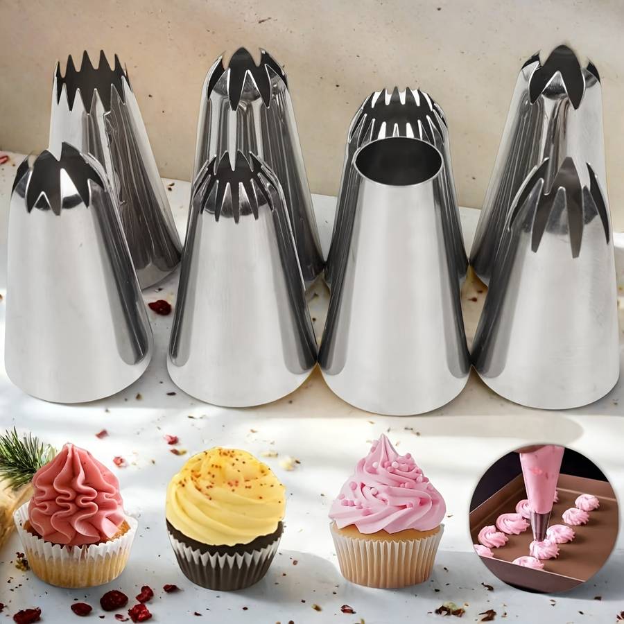 Professional Cake Decorating Head Quantity 8Pcs