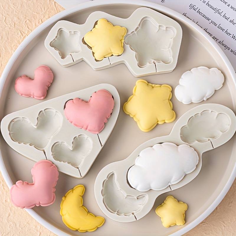 Suitable For Baking Molds Model Crease Star Silicone Mold