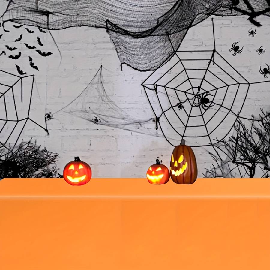 Halloween tablecloth decoration color Red Tablecloth Pack of 5 size 137 x 183