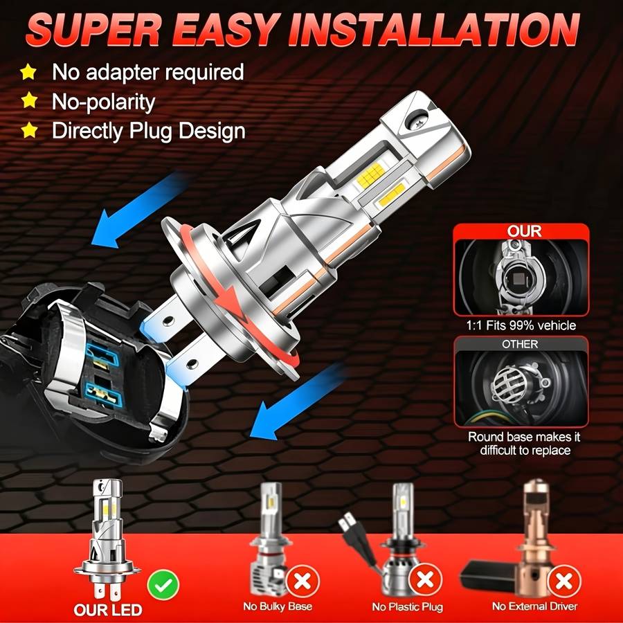 Car Lights Model H7