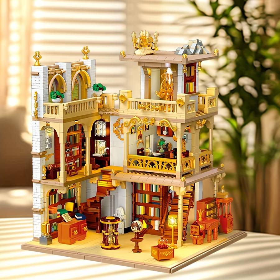 Building Toy Architectural Model Toy Set Style Bookshop