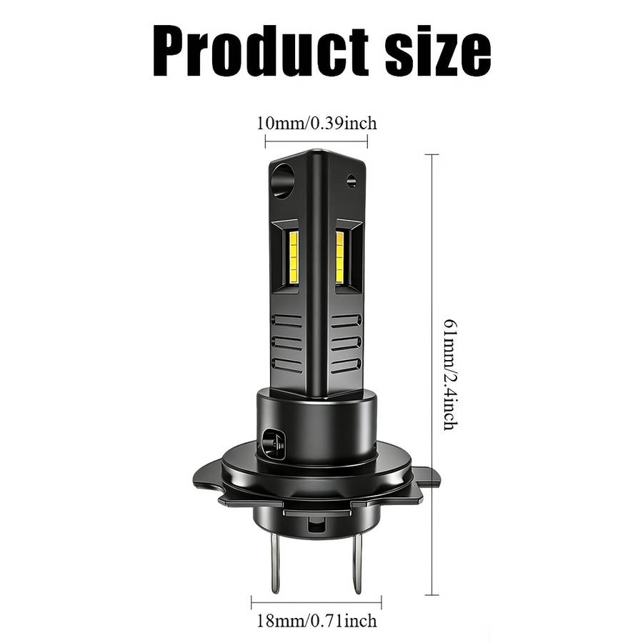 Car Lights Color 2Pcs H7