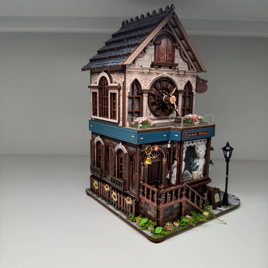 Building Toy Architectural Model Toy Set Model Little Cuckoo House  Sq 61