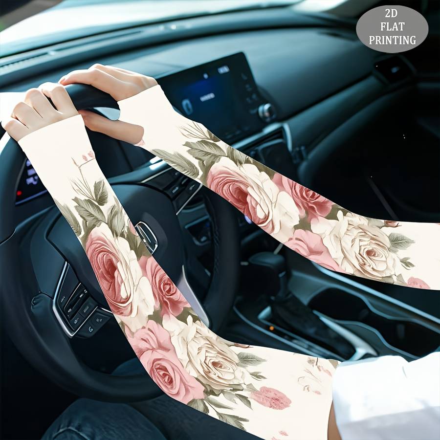 Sunscreen Sleeves Size 1Pair 9X45Cm 87Bx