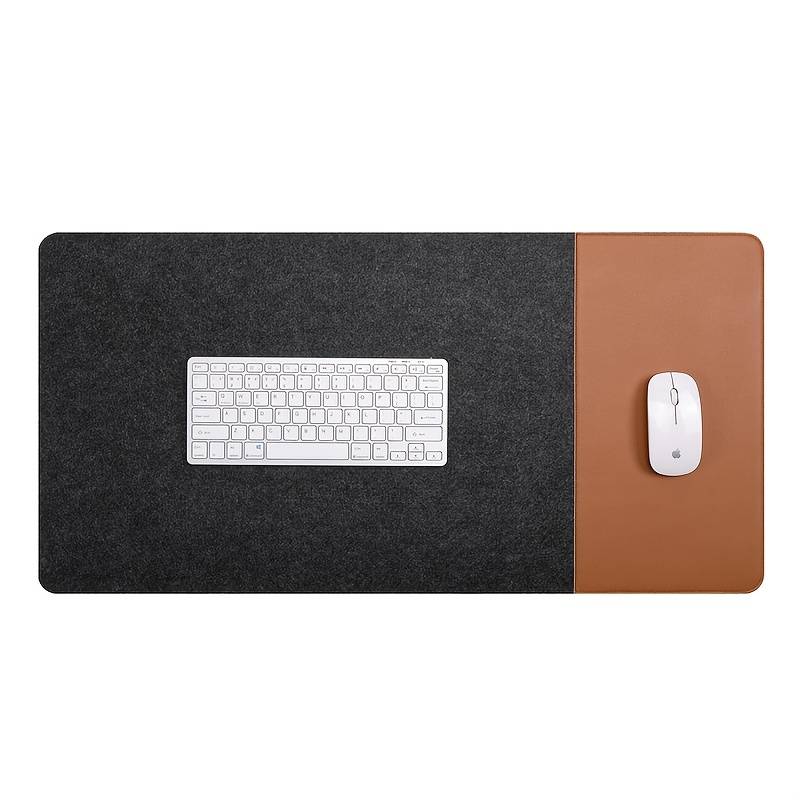 Mouse Pad Color Light Gray Felt   Add  White Size 100Cmx50Cm