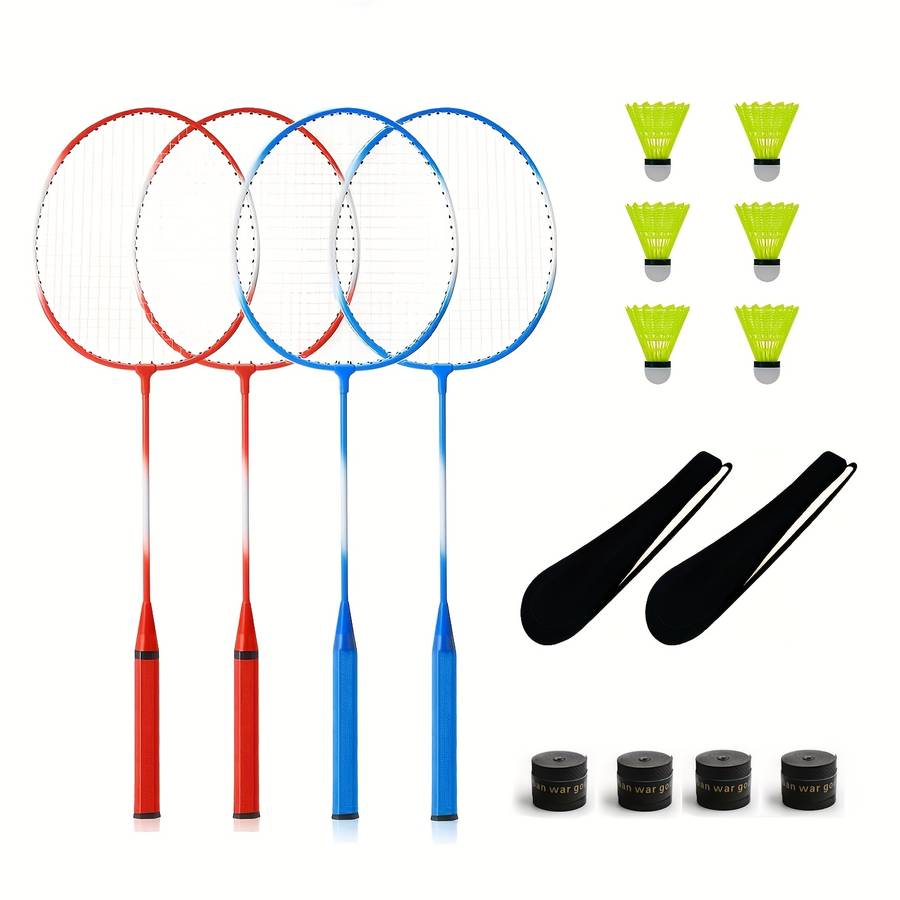 Badminton Racket Color Gradient Bluegradient Red