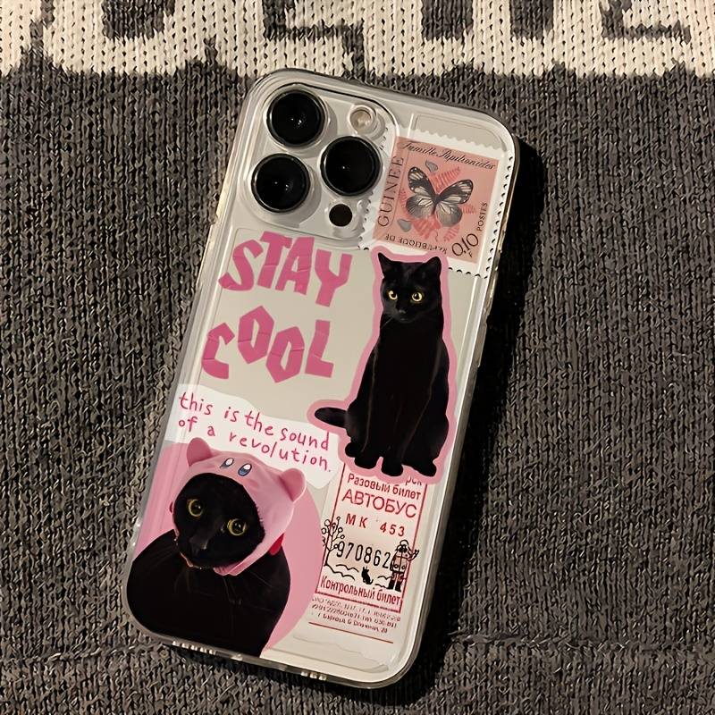 1Pc Transparent For iPhone 12 Pro Phone Case Phone Cover