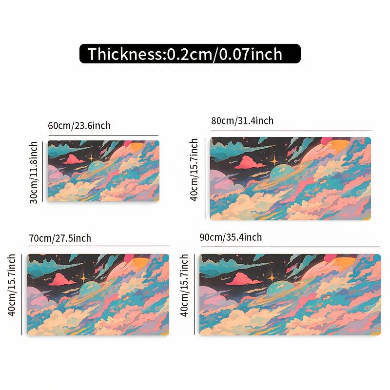 Mouse Pad Color 23.6X11.8Inch