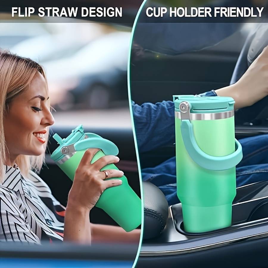 Water Cup Color Gradient Blue