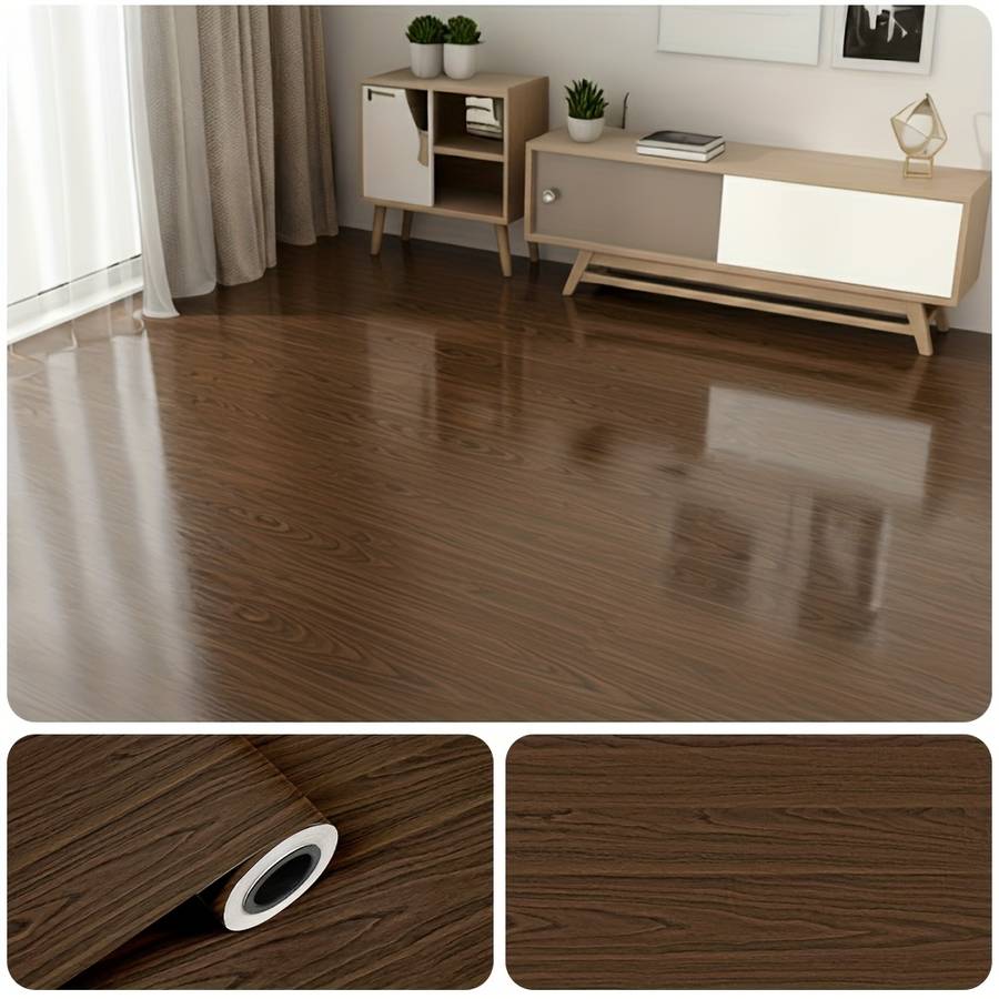 Self Adhesive Floor Stickers Gray White 40.01Cm*9.0Meter