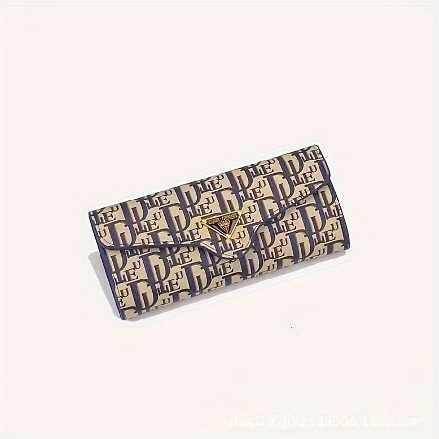 Women'S Soft Face Wallet Card Storage Bag Mobile Phone Bag Handbag Pu Long Wallet