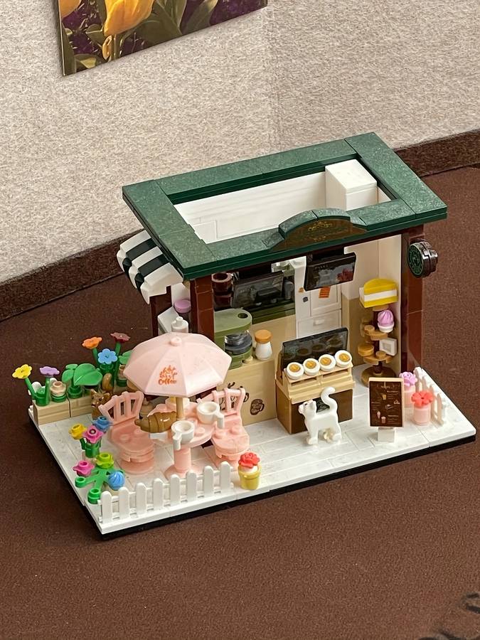 Building Toy Architectural Model Toy Set Model Coffee House