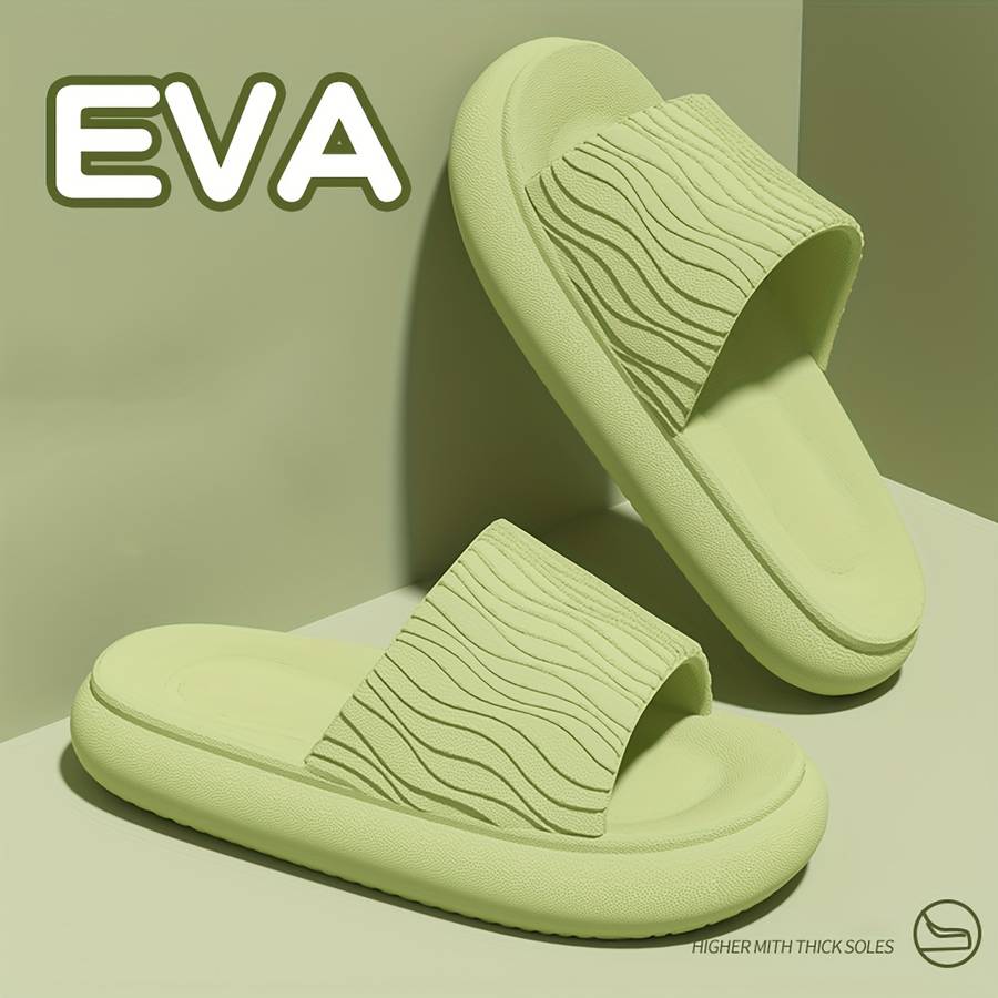 Men Slippers Summer Style Black Size Uk 4.5 To 5