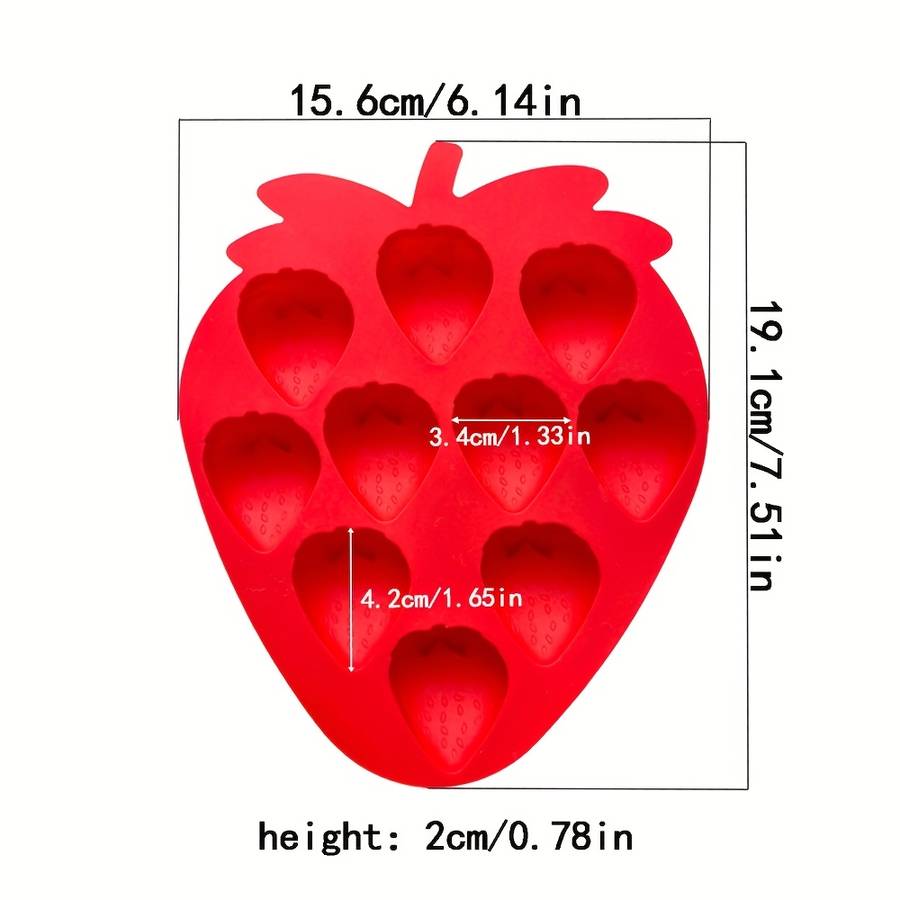 Suitable For Baking Molds Color Red Quantity 2Pcs