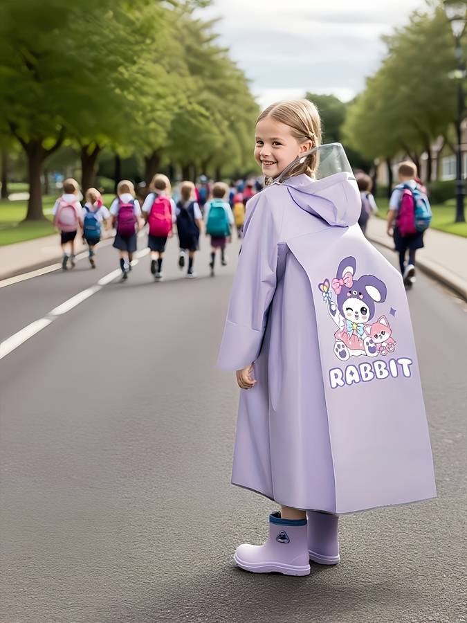 Raincoat Violet Size 910Y