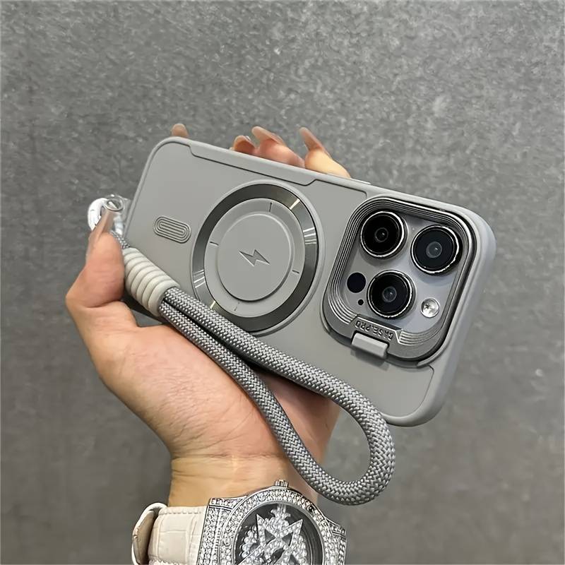 1Pc Grey For iPhone 15 Phone Case Phone Cover