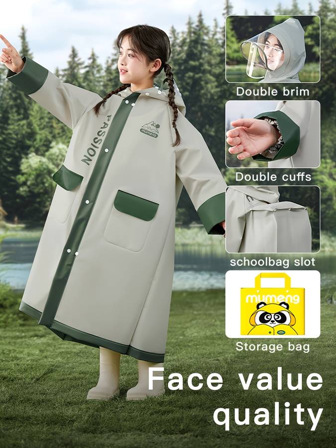Raincoat Sky Blue Size 78Y