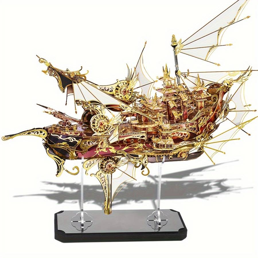 Building Toy Architectural Model Toy Set Style Nine Heavens Boat